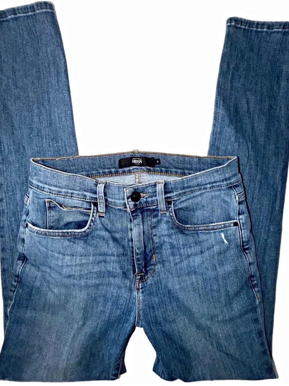 Hudson Ash Jeans Women's Blue Skinny Jeans - Classic Indigo Wash